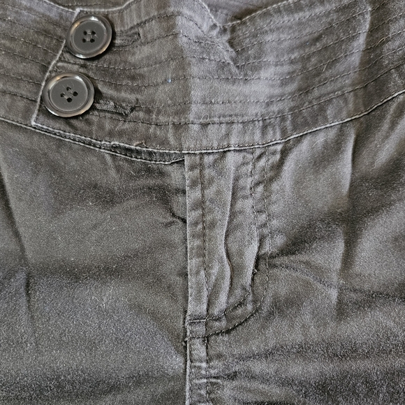 Z. Cavaricci Women's Cropped Cotton Pants Black Size 14 - Picture 5 of 11